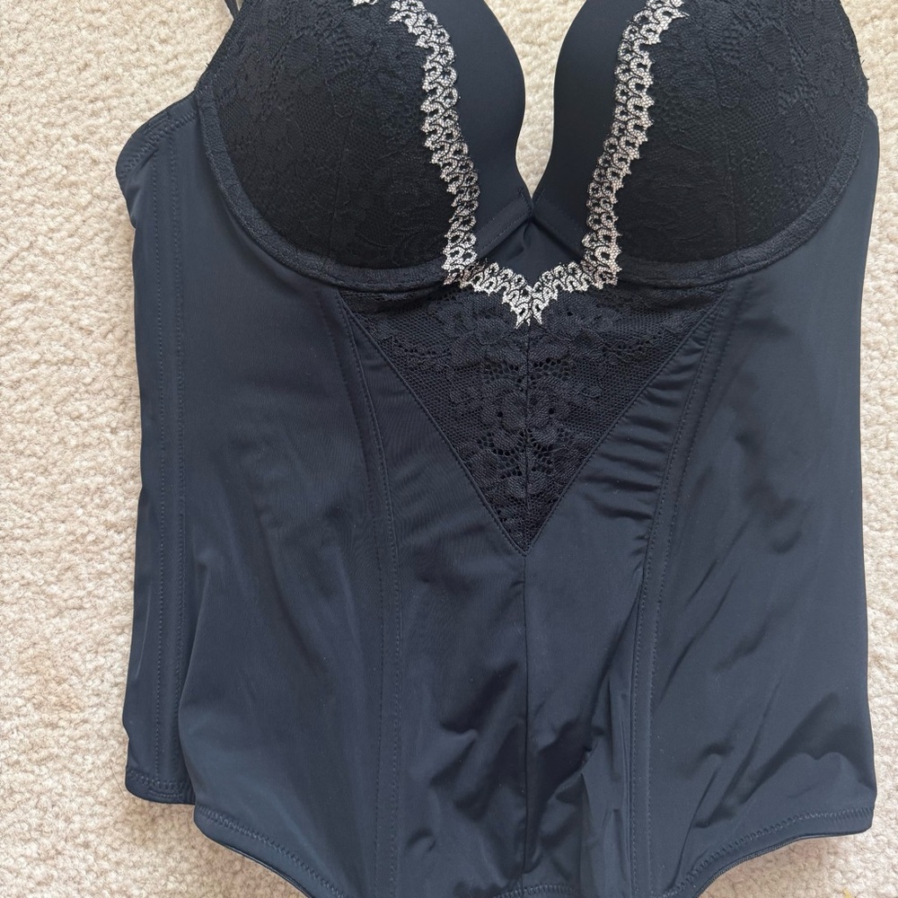 Forever 21 Black Corset Bustier Top - Picture 2 of 7